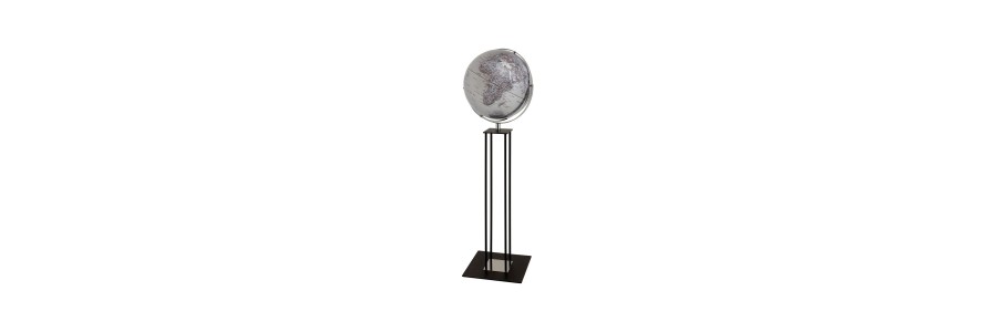 Emform Worldtrophy Silver Night Mappamondo Da Terra